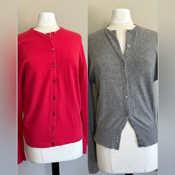 Vintage lot of FOUR cashmere cardigans - Picture 2 of 12